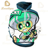Shooting Game Star Kids Sweatshirt Shooter Shirt Stars Kid Hoodies 3D Print