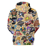 Shooting Game Star Kids Sweatshirt Shooter Shirt Stars Kid Hoodies 3D Print