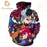 Shooting Game Star Kids Sweatshirt Shooter Shirt Stars Kid Hoodies 3D Print