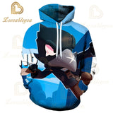 Shooting Game Star Kids Sweatshirt Shooter Shirt Stars Kid Hoodies 3D Print